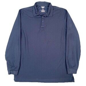 Condor Tactical Polo Men XL Navy Solid Performance Modern Workwear Utility Long